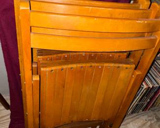 Folding chairs from the 60s