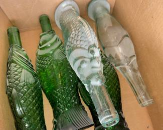 Box of Fish Wine bottles