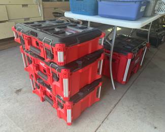 4 pc like new Milwaukee pack outs 