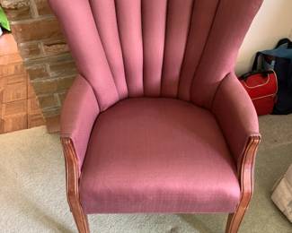 #15	Rose Fabric Channel Back Side Chair	 $65.00 
