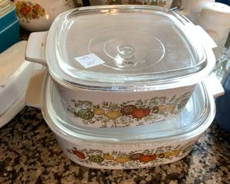 #61	Corning Ware - 4 pc Vegetable front  - 9" and 10"	 $20.00                                                                                                                      
#62	Corning Ware - 4 pc Vegetable front  - 8" and 10"	 $20.00 			
