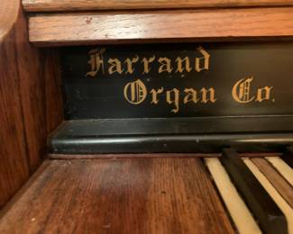 #67	Farrand Pump organ oak w/Hutch Top - You Move NO HELP	 $30.00 

