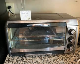 #63	Hamilton Beach Toaster oven	 $30.00 
