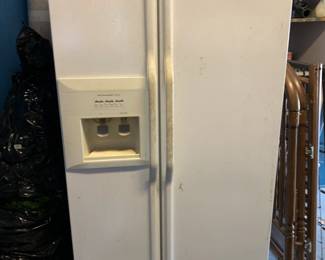 #99	Kitchenaid Side-by-Side Refrigerator 25 Cubic Feet	 $100.00 
