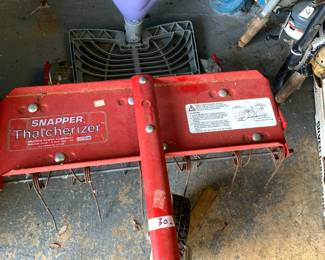 #103	Snapper Dethatcher 21"	 $30.00 
