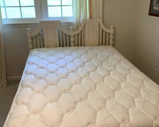 #5	White Wood Queen Headboard w/frame (as is paint peeling)	 $45.00 

