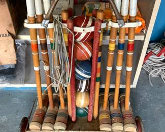 #98	Vintage Croquet Set	 $20.00 
