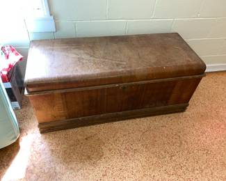 #86	Waterfall Cedar Chest - (as is finish) - Red Cedar 	 $75.00 
