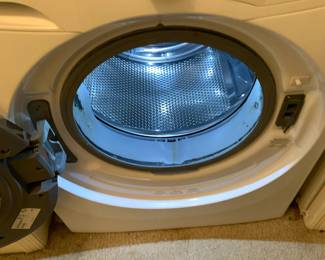 #34	Mold on the door of washer Frigidaire Stacking Washer and Dryer  FASE7074NW (dryer) - Washer  - sold as a set (as is inside rim needs replacing)	 $300.00 
