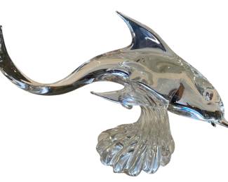 Large Vntg Italian Art glass sculpture 