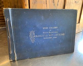1902 Soldiers and Sailors home book - Sandusky Ohio 