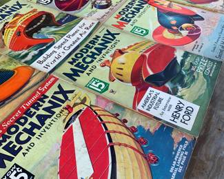 1934-1937 Modern Mechanix mags