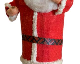 Early German St Nick spun cotton, wool and papier-mâché Christmas Figure