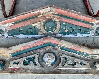 Victorian architectural wood Trim cornice