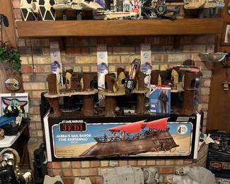 Star Wars!! So much Star Wars! Please note: the mounted rifle is not for sale. 