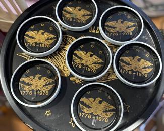 Tray and Coaster Set
