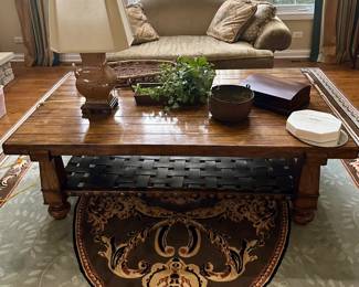 Coffee table is Awesome in Country French Style also Huge