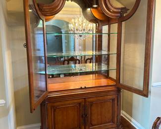 Century Breakfront/Hutch.  Beautiful and Unique Design that matches Dining Table.