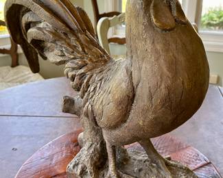 Meet Mr, Rooster.  Made from Composite Material.