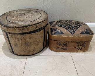 Pair of Antique Chinese boxes was larger one was $200  each