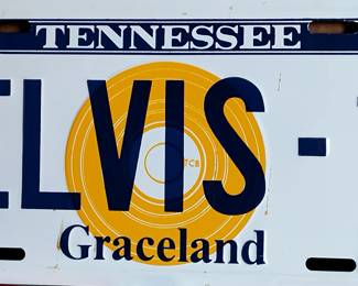 Elvis License Tags Plates