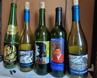 Elvis Presley Wine Bottles
