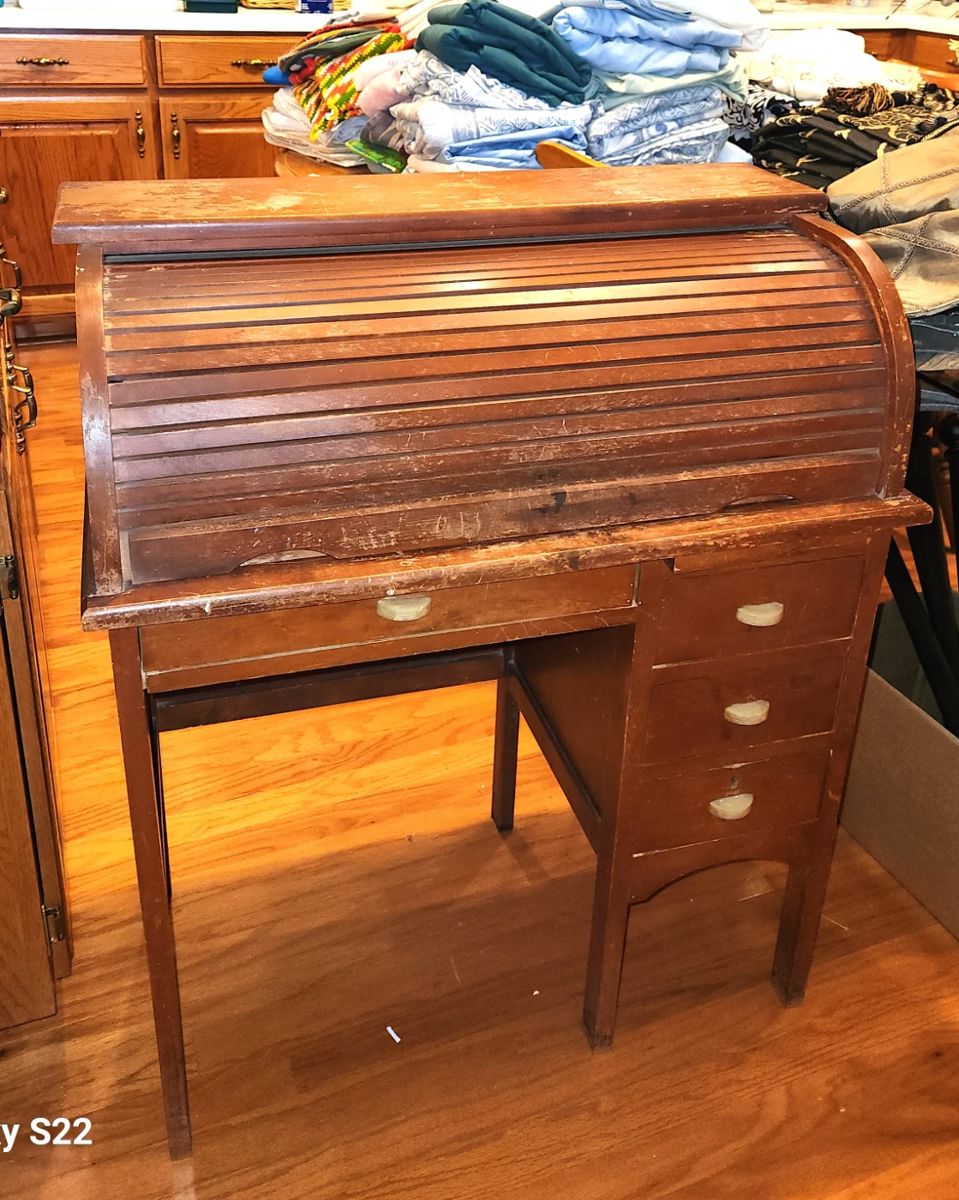 Child's Roll Top Desk