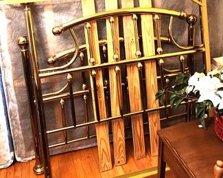 Full Size Brass Bed