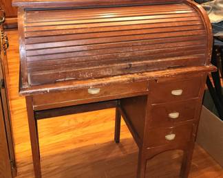 Child's Roll Top Desk