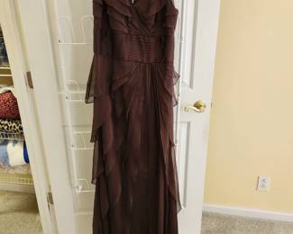 Brown Formal Long Dress