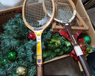 Vintage Wood Tennis Rackets