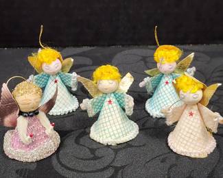 Spun cotton angels