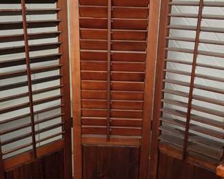 Shutter dividing screen