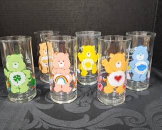 Vintage Pizza Hut Care Bear Glasses