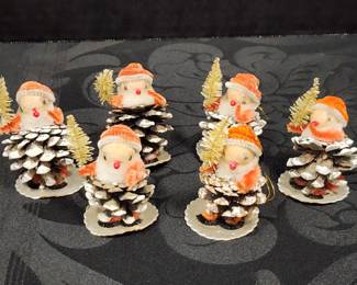 Pinecone Santas