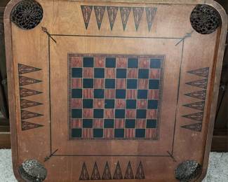 Vintage wood carom game board