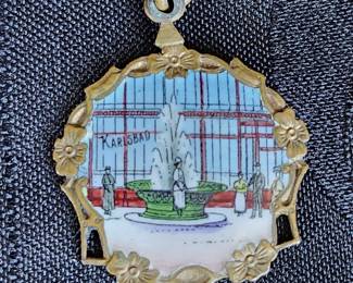 Enameled pendant from Karlsbad