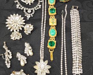Lots of vintage jewelry!