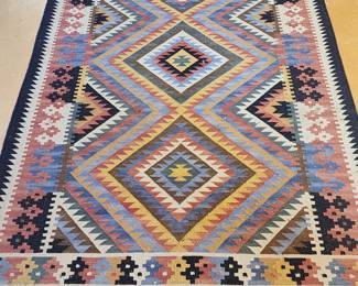 Woven Native American pattern rug