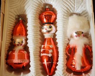 🎄 🎅  Vintage Mercury Glass Christmas Ornaments