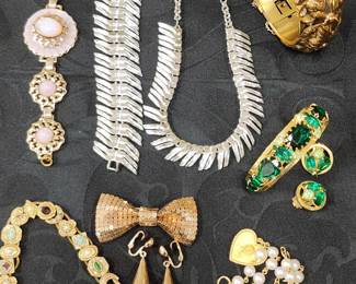 Lots of vintage jewelry!