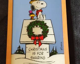 Vintage Christmas Snoopy picture