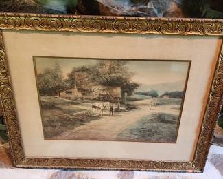 Beautiful antique print