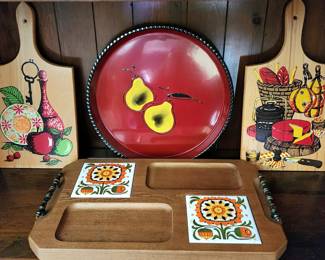 Mid century kitchen items