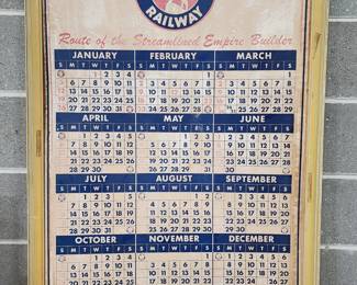 1947 Great Northern Railway Calender