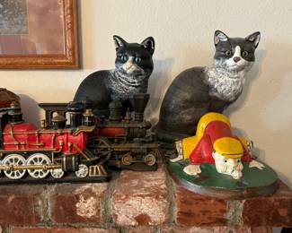 Cast iron door stops 