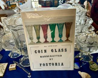Fostoria coin glass 