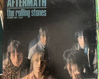 Vinyl record collection 