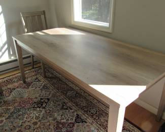 Very nice farmhouse-type table with 4 chairs