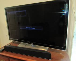 Samsung TV and sound bar